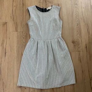 Ann Taylor Loft black and white dress